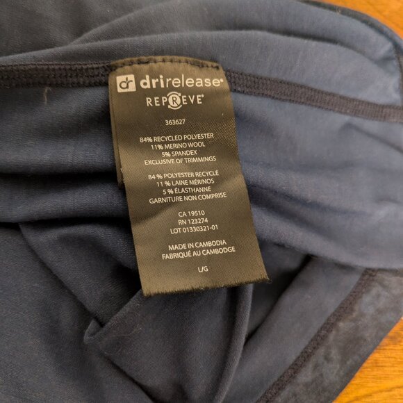 PARADOX Base Layer Merino Wool Blend Active Top Sz L - Picture 7 of 7